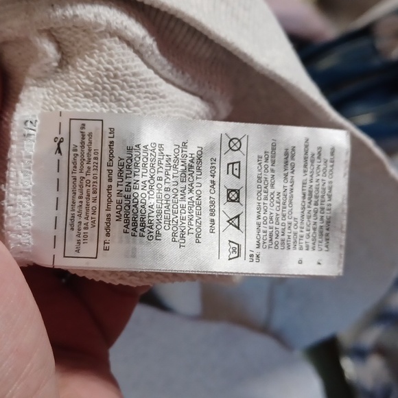 NWOT- ADIDAS.X.AlexanderWang- Light Heather Grey Hoodie- Large - Picture 7 of 8